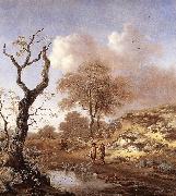 WYNANTS, Jan A Hilly Landscape wer oil painting reproduction